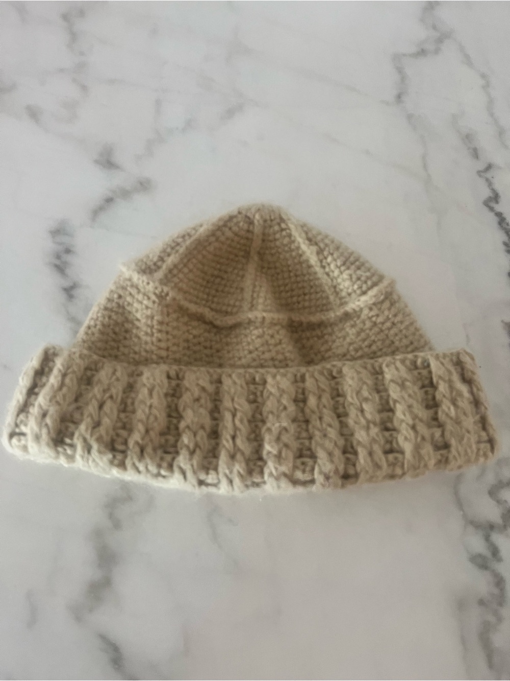 Wooden Ships Cream Knit Beanie